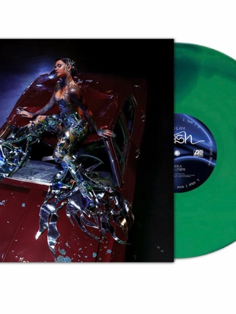 Kehlani Crash vinyl - Spotify fans first green marble variant